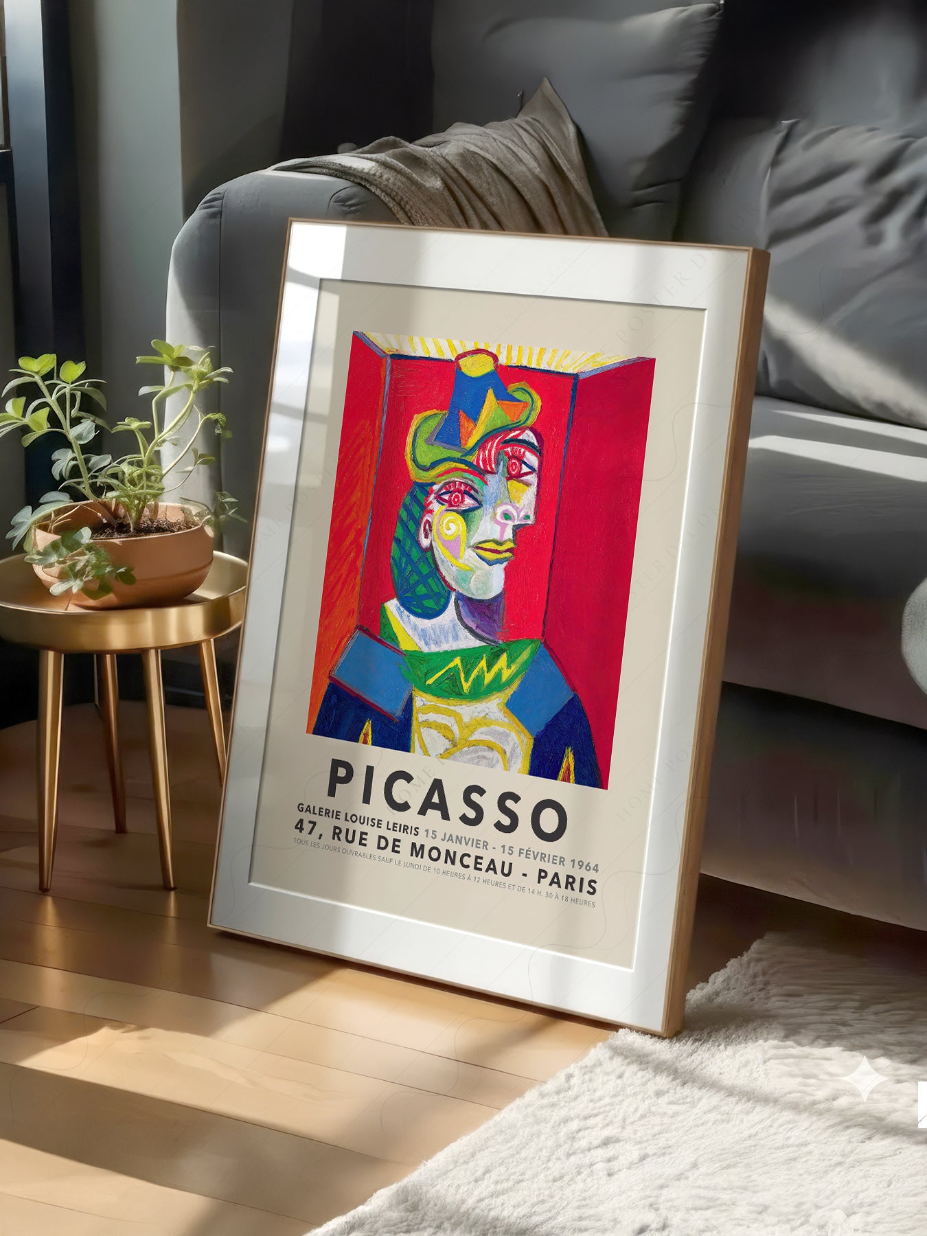 Pablo Picasso Buste de Femme 1938 print on 100% Cotton Matte Paper – texture detail