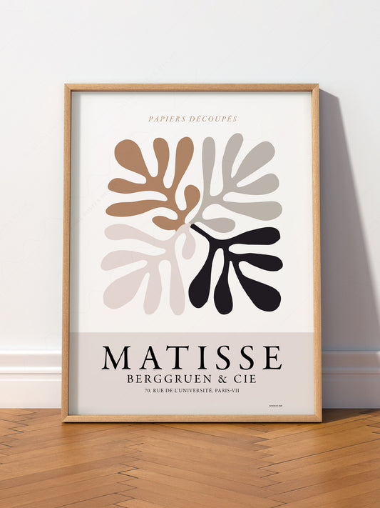 Henri Matisse, Earthy Tones Coral Wall Art
