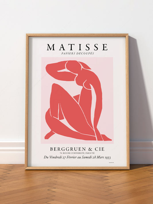 Henri Matisse, Blue Figure in Red and Light-Pink