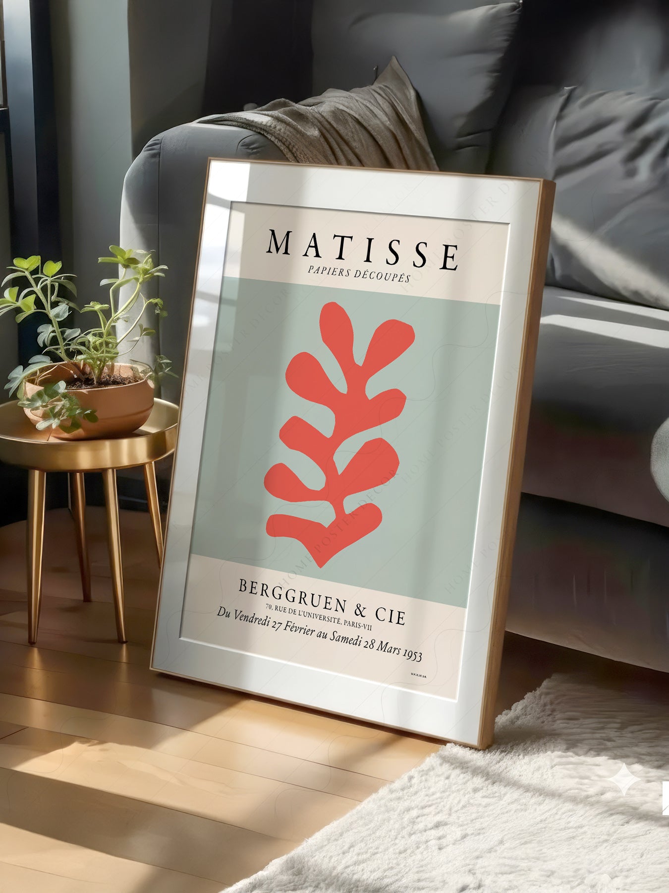 Henri Matisse Papiers Découpés Exhibition Poster – Modern Cut-Out Art Print