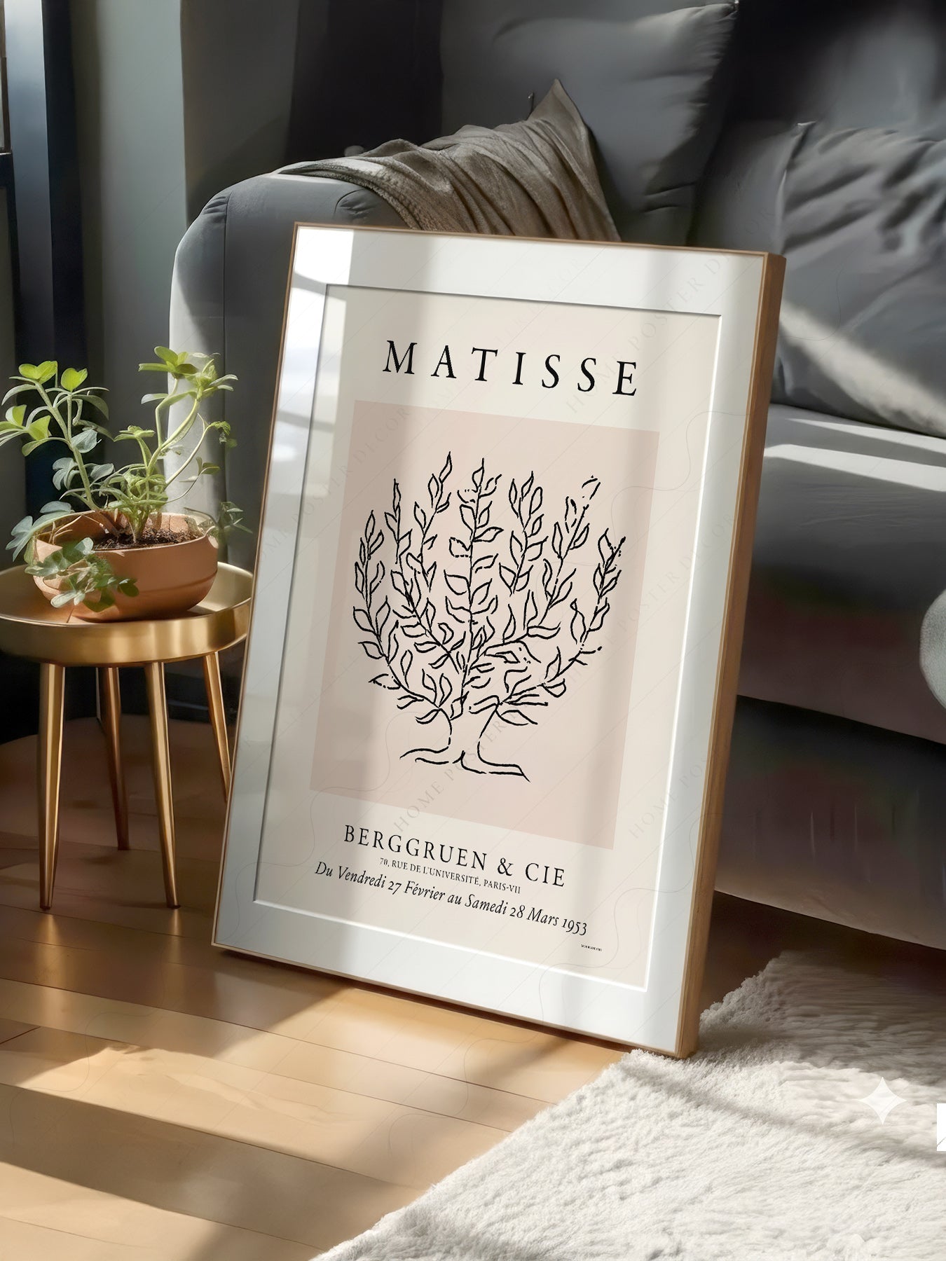 Henri Matisse, Tree drawing, Fine Art Print