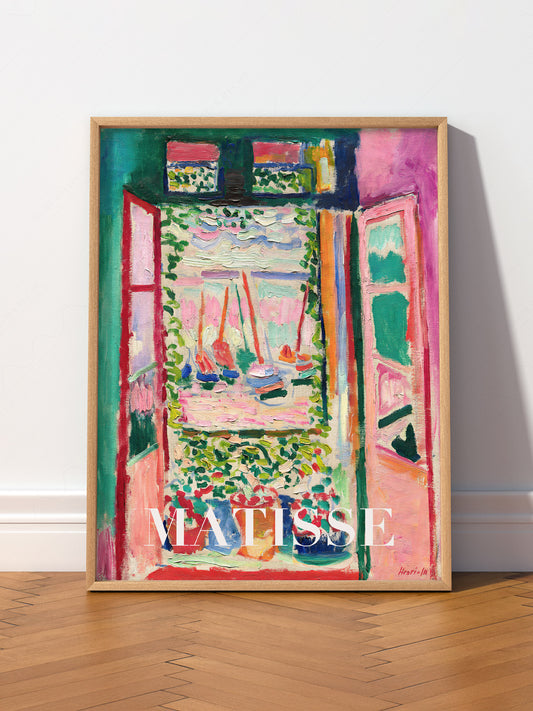 Henri Matisse Print, The Open Window - Colourful Wall Decor Print