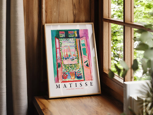 Henri Matisse, The Open Window, La Fenêtre ouverte à Collioure, Fine Art Print