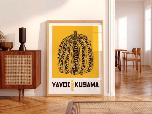 Yayoi Kusama Print, Yellow Pumpkin, Fine Art Print