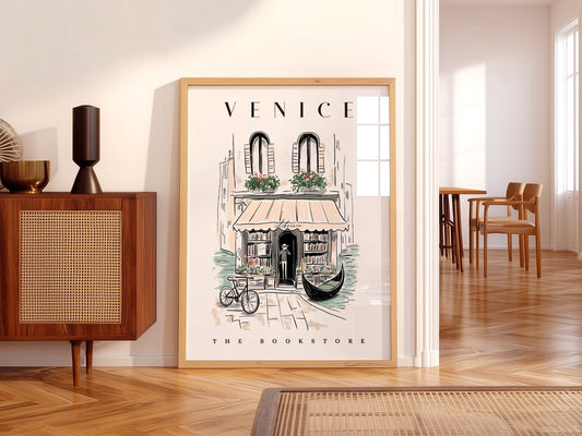 City Bookstore Art - Venice