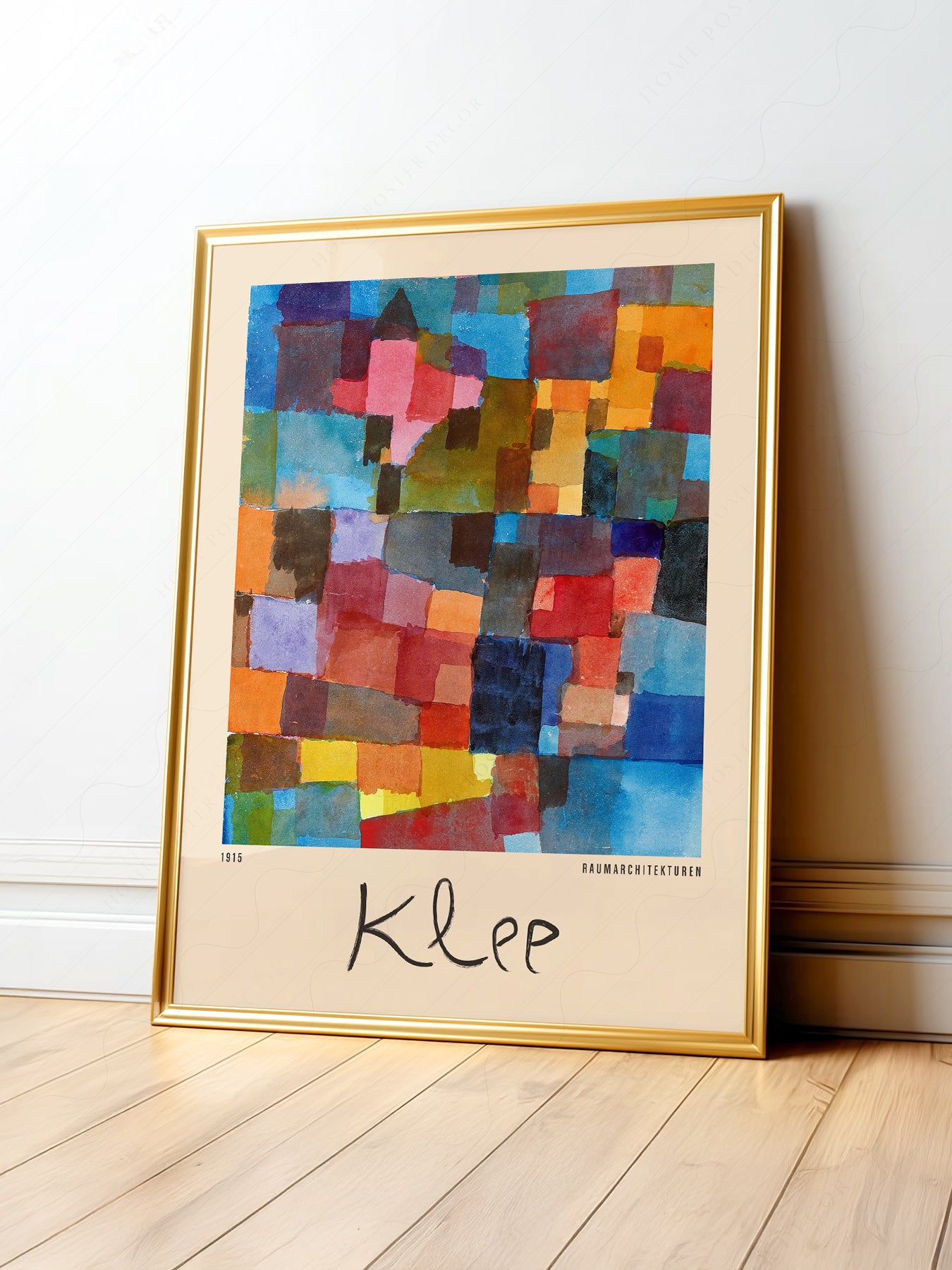 Paul Klee Raumarchitekturen Bauhaus Art Print | Home Poster Decor