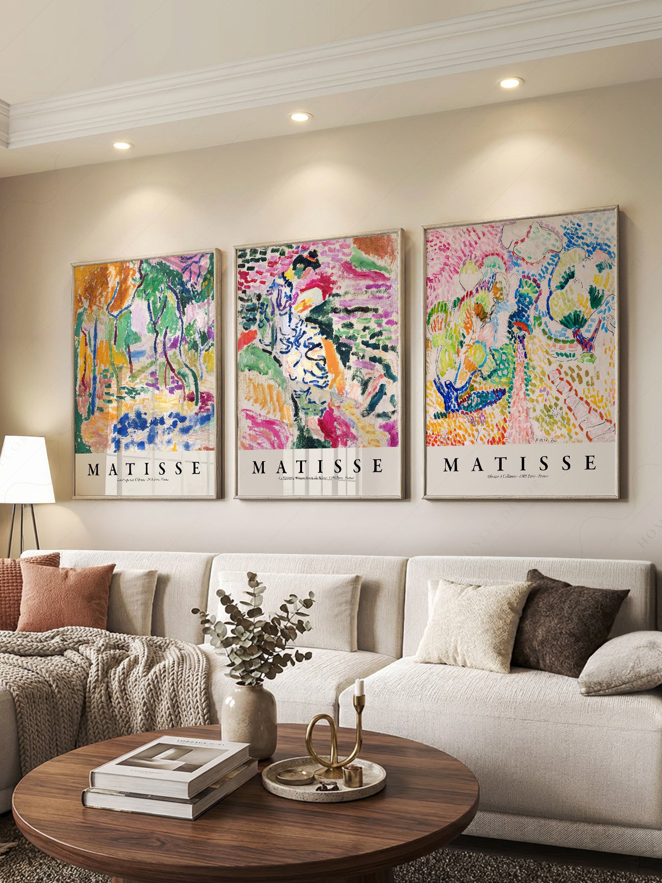 Henri Matisse Gallery Wall Set of 3 Prints – Colorful – art poster for living room