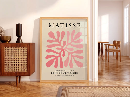 Henri Matisse, Pink Coral Poster, The cut-out Collection