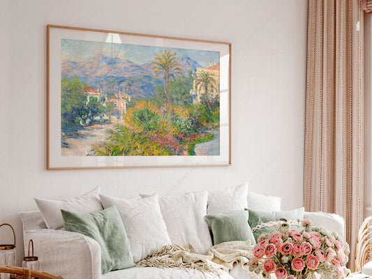 Claude Monet Poster, Strada Romana at Bordighera