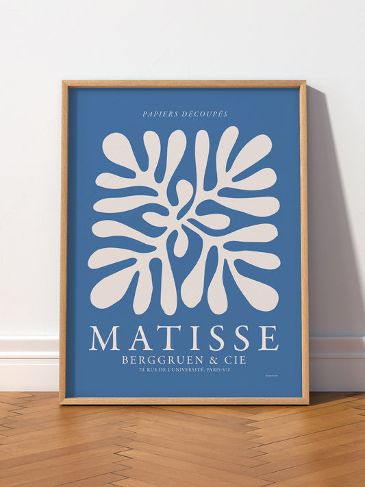 Henri Matisse, Blue Coral Print