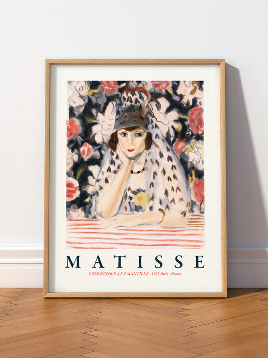 Henri Matisse Print, Espagnole à la Mantille