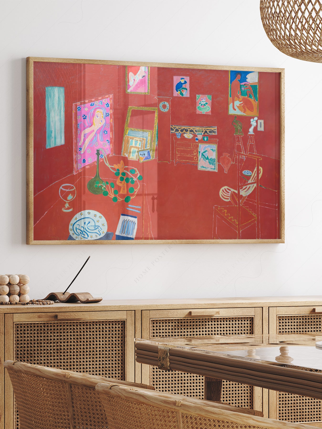Henri Matisse, The Red Studio, Fine Art Print