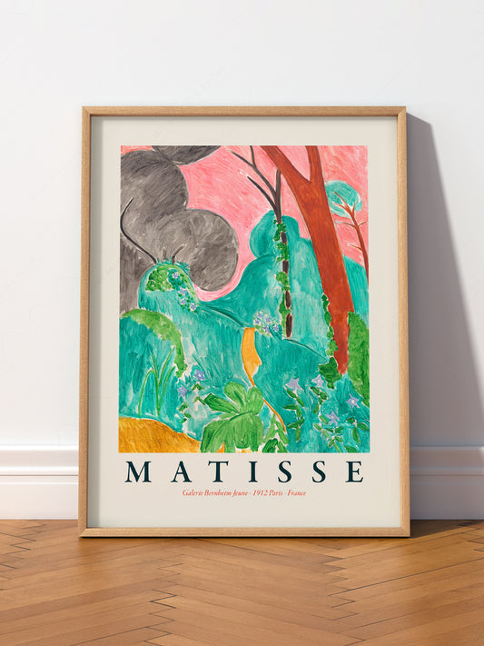 Henri Matisse Wall Art, Moroccan Garden, Abstract Print