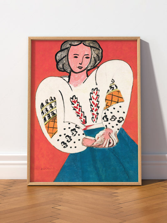 Henri Matisse, La blouse romaine, Fine Art Print