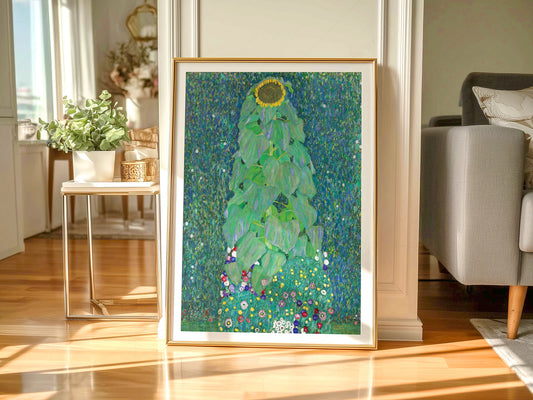 Gustav Klimt, Sunflower Print, Fine Art Print