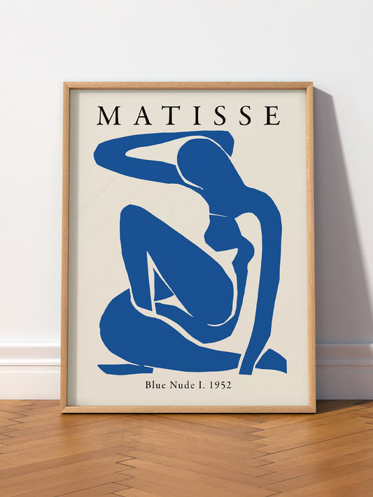 Henri Matisse print, Blue woman