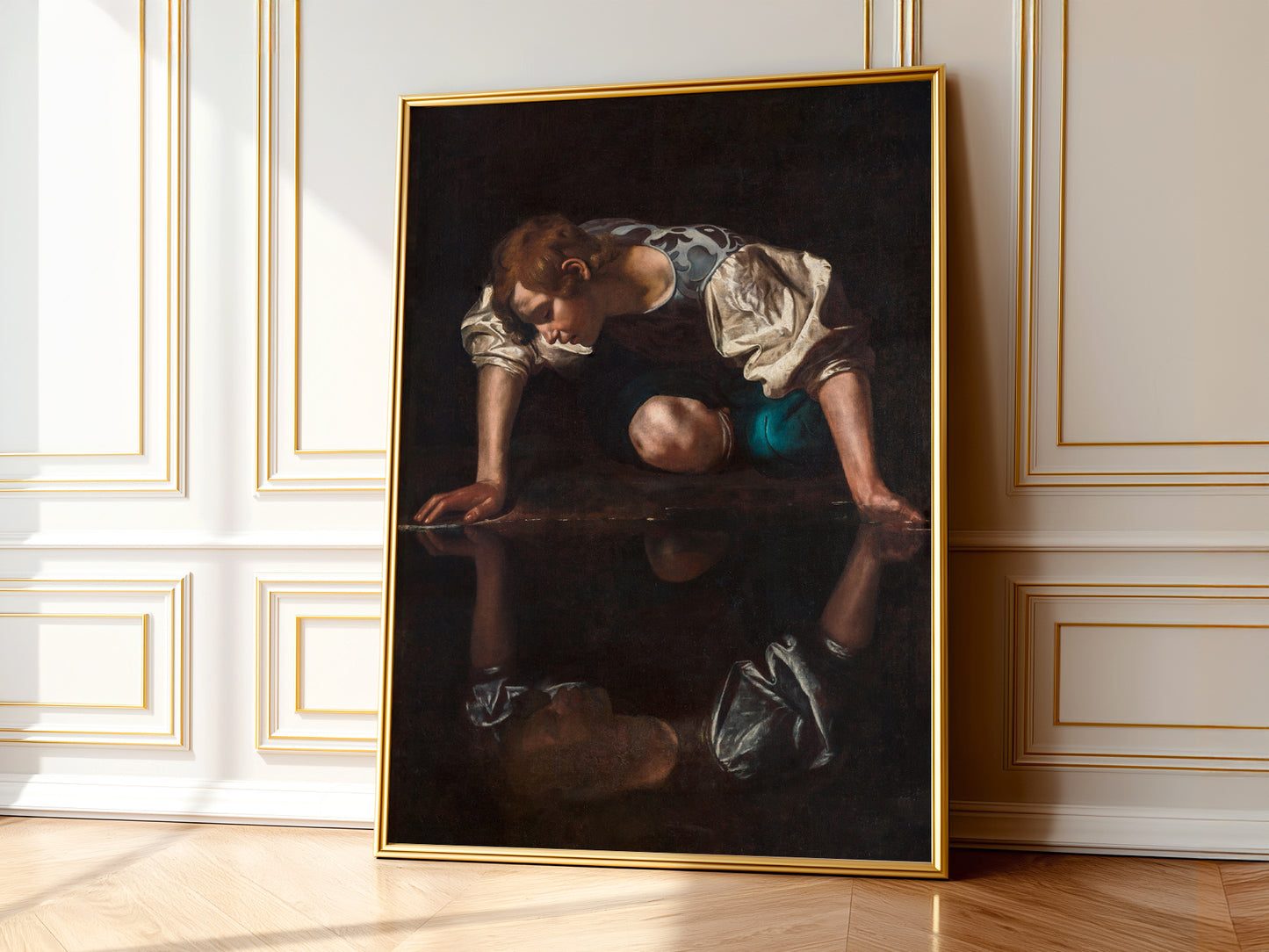 Caravaggio Narcissus Art Print – Baroque Masterpiece Wall Art Poster