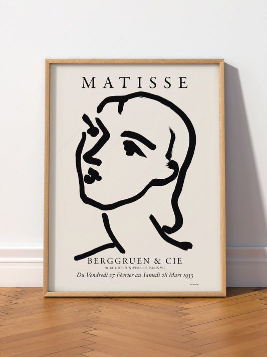 Henri Matisse Print, Minimalist Wall Decor