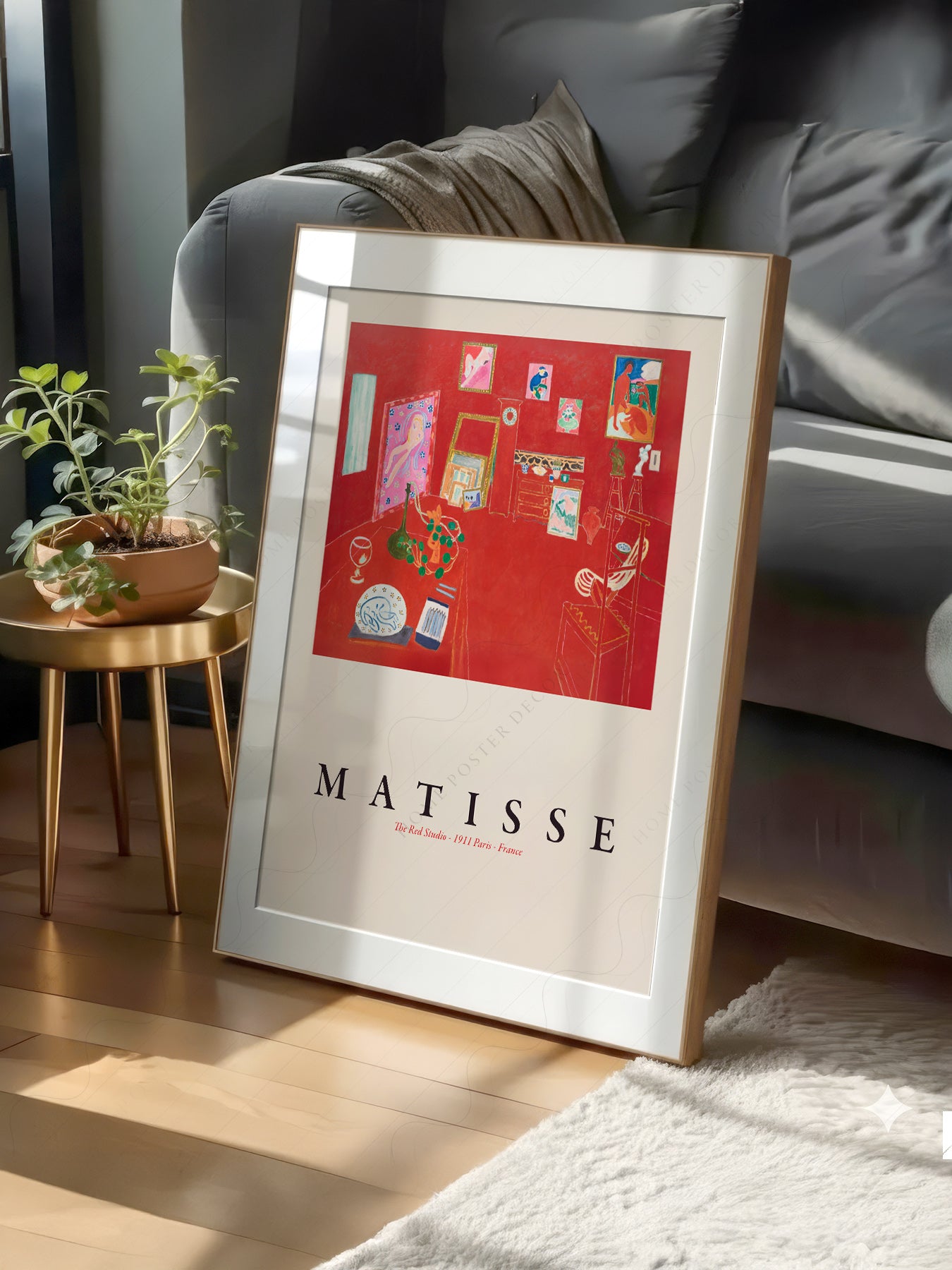 Henri Matisse The Red Studio Art Print – Modern Museum Wall Poster