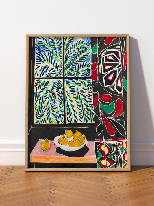 Henri Matisse Poster, Interior with Egyptian Curtain
