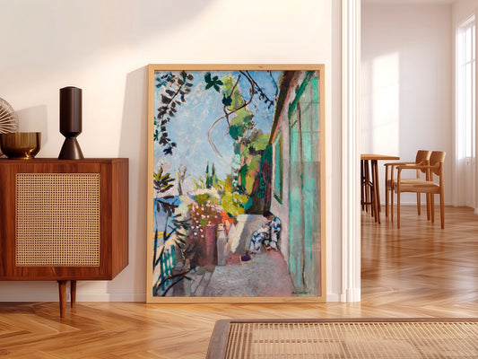 Henri Matisse, The Terrace, Le Cateu Cambrésis, Fine Art Print