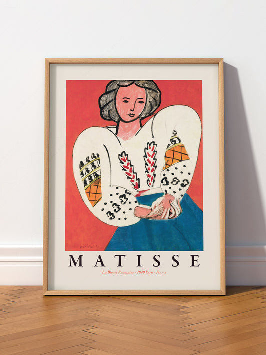Henri Matisse, La Blouse Romaine Print