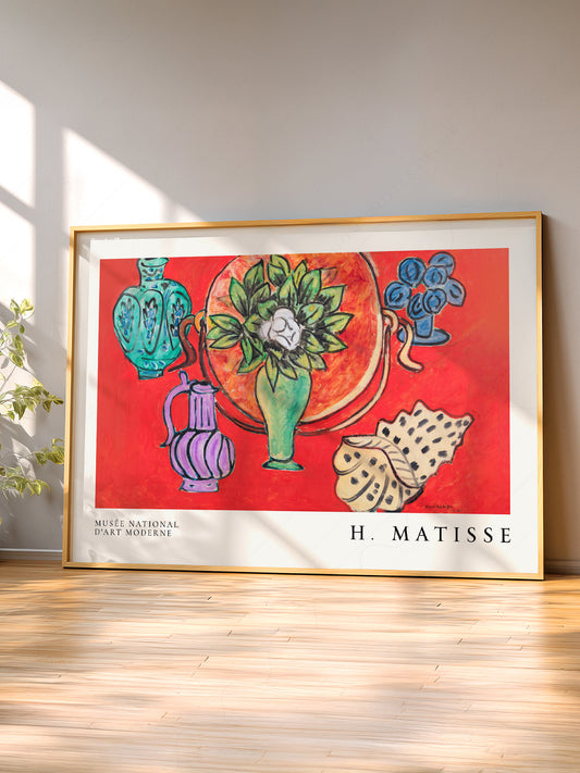 Henri Matisse Still Life with Magnolia Art Print – fine art print wall decor
