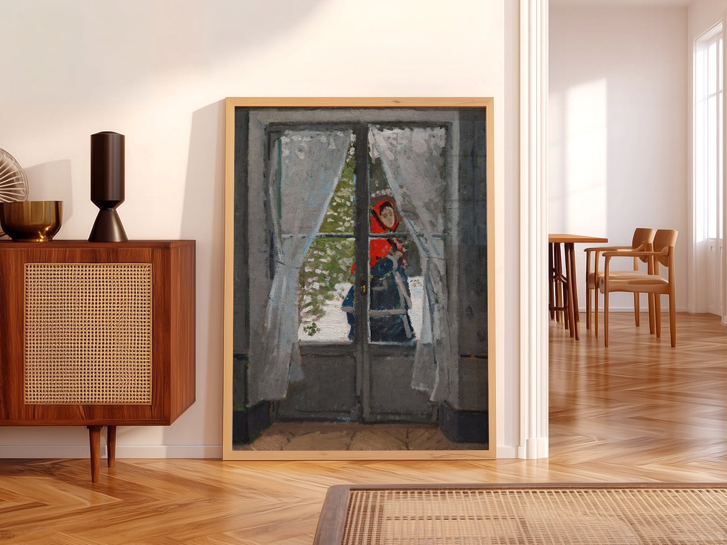 Claude Monet Print, The Red Kerchief 1868