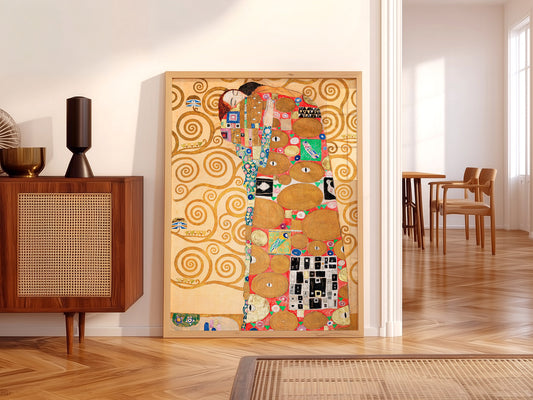 Gustav Klimt, Love Poster, Fine Art Print