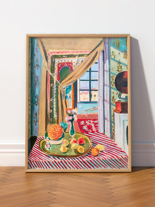 Henri Matisse, Interior With Phonograph 1924 Art Print