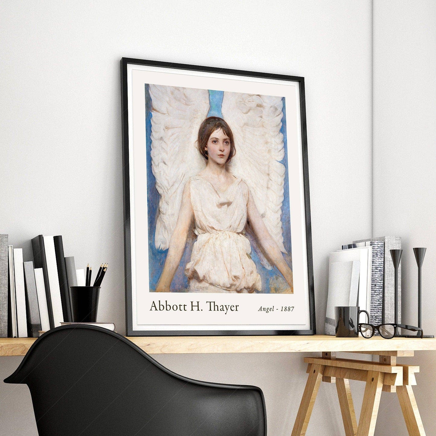 Abbott Handerson Thayer, Angel painting, Fine Art Print