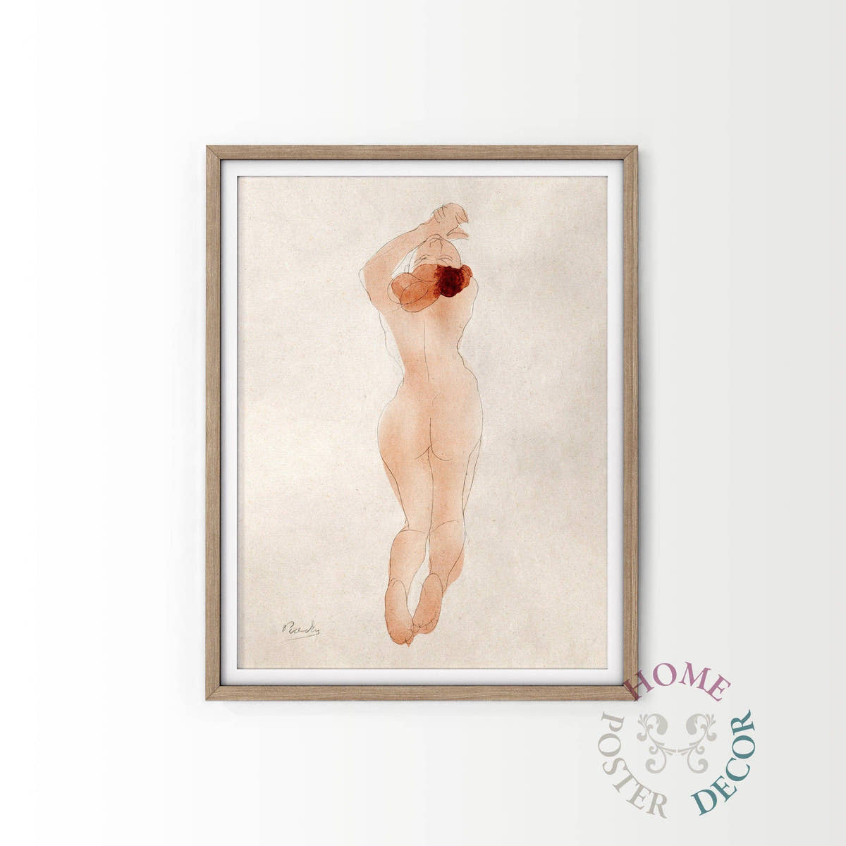 Auguste Rodin Poster, Classic Wall Art, Famous Painting