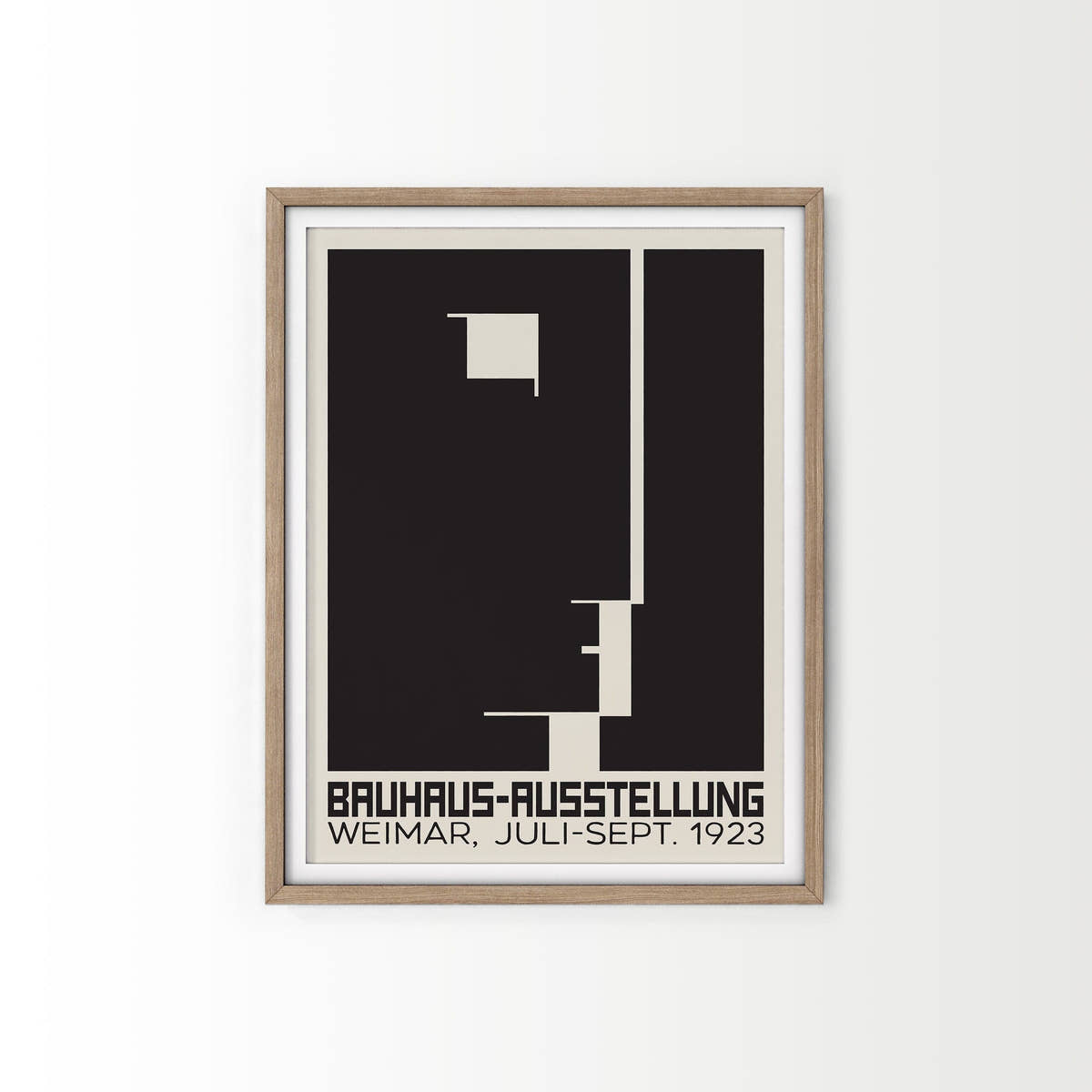 Bauhaus Poster, Mid-Century Modern Wall Decor