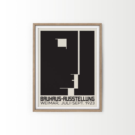Bauhaus Poster, Mid-Century Modern Wall Decor