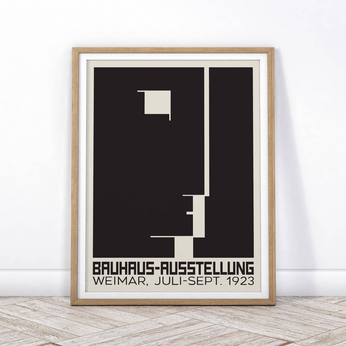 Bauhaus Poster, Mid-Century Modern Wall Decor
