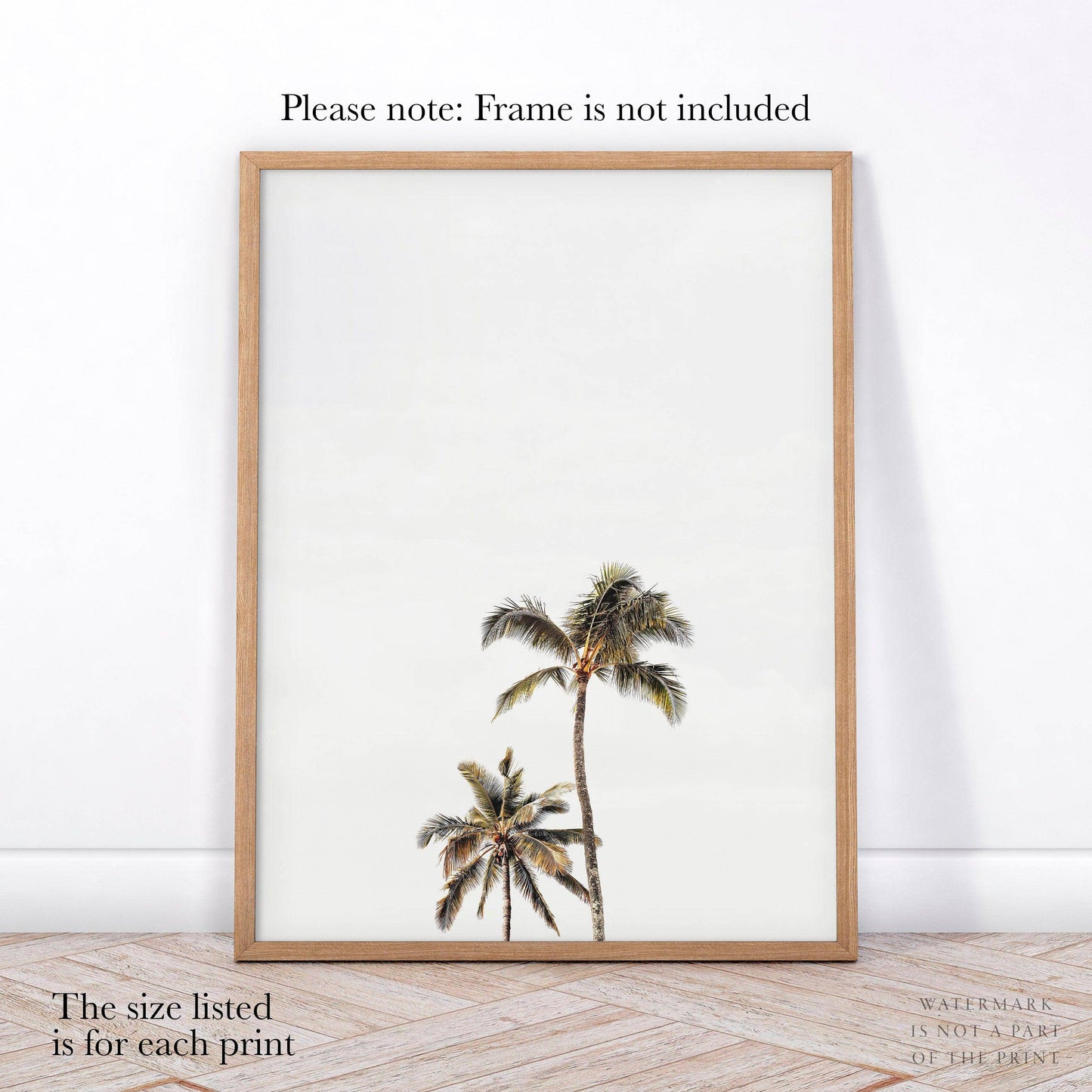 Beach Art Print, Set of 3 Prints, Surfboard Poster, Palm Tree, Sand photo
