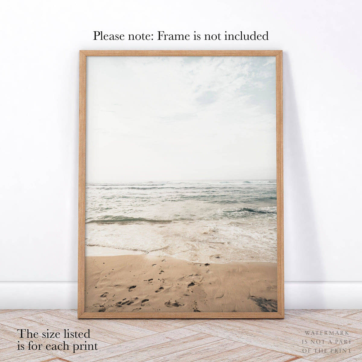 Beach Art Print, Set of 3 Prints, Surfboard Poster, Palm Tree, Sand photo