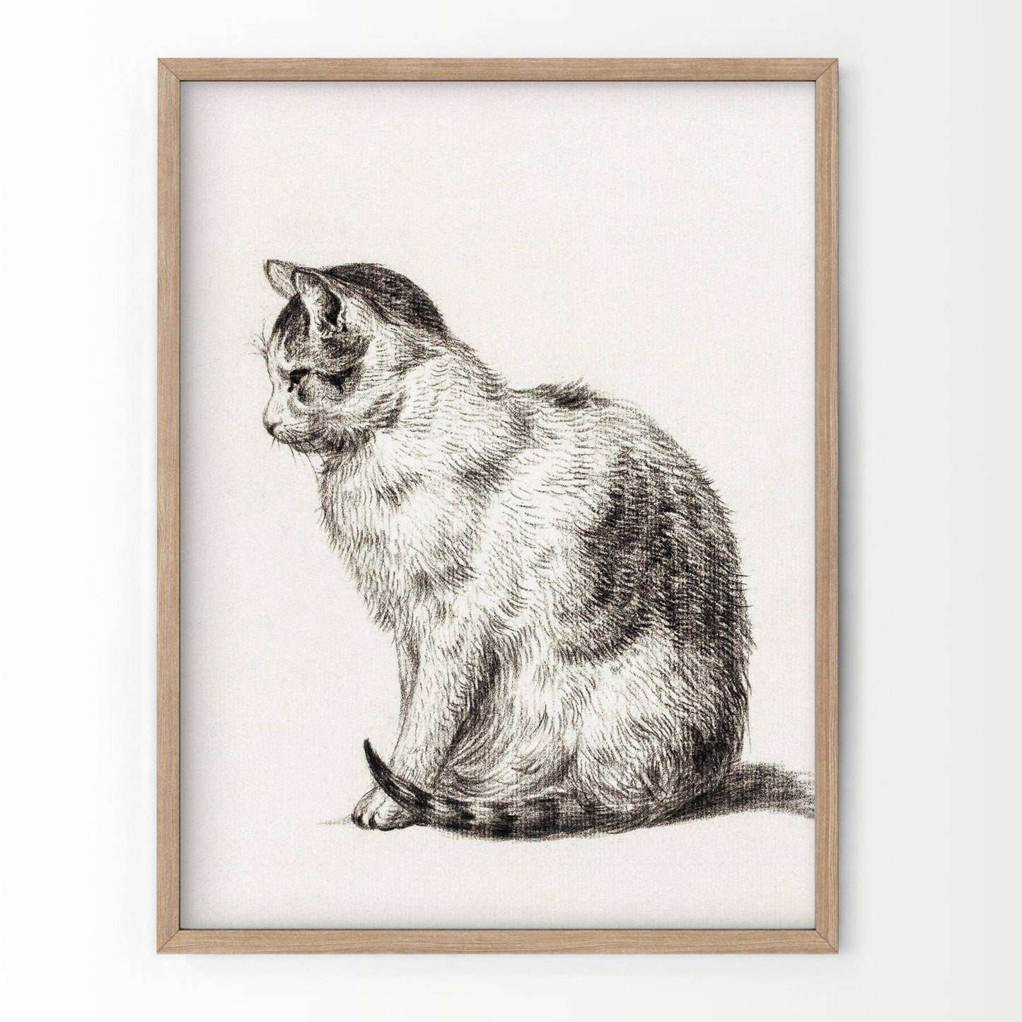 Cat Lover Gift, Cat Print, Cat Artwork, Pet Wall Art, Pet Cat Poster, Cat Vintage, Cat Portrait, Animal Wall Art, Vintage Cat