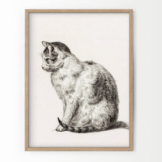 Cat Lover Gift, Cat Print, Cat Artwork, Pet Wall Art, Pet Cat Poster, Cat Vintage, Cat Portrait, Animal Wall Art, Vintage Cat