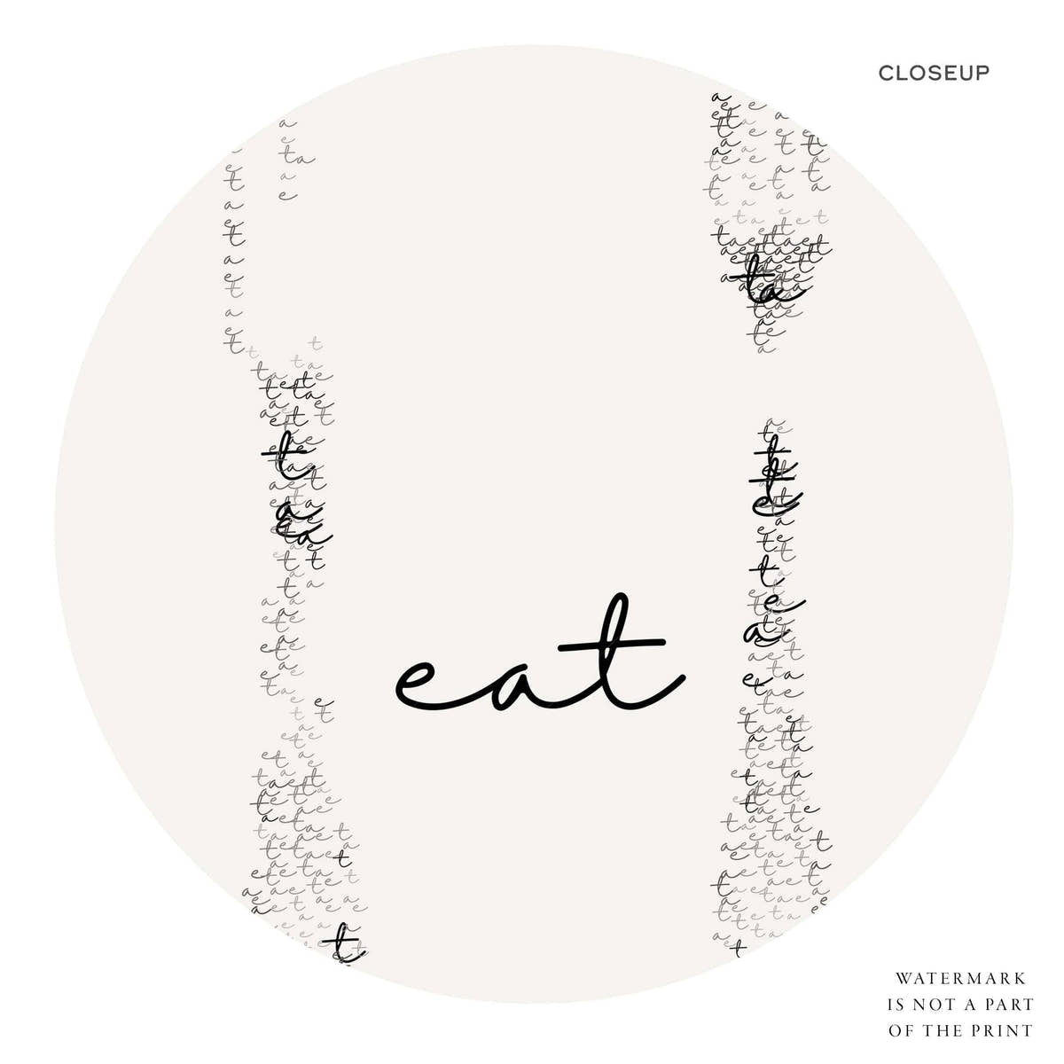 Drink Eat Cheers, Set of 3 Prints, Wall art for Dining room or Kitchen