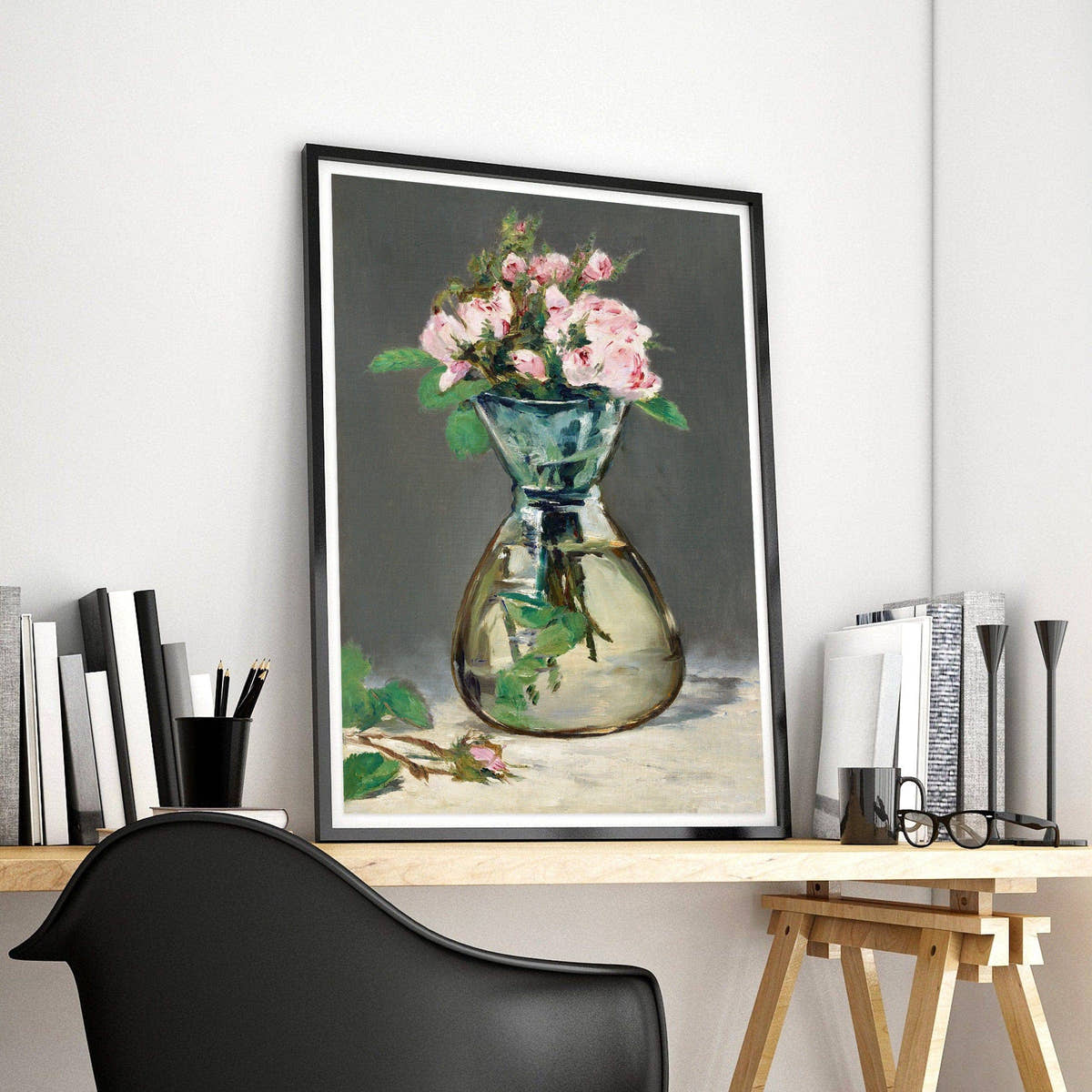 Edouard Manet, Flower in Vase Print, Fine Art Print