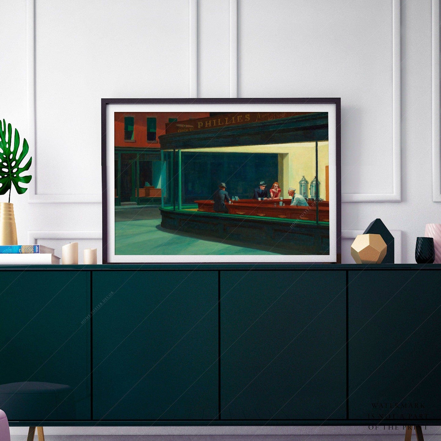 Edward Hopper, Nighthawks Art Poster