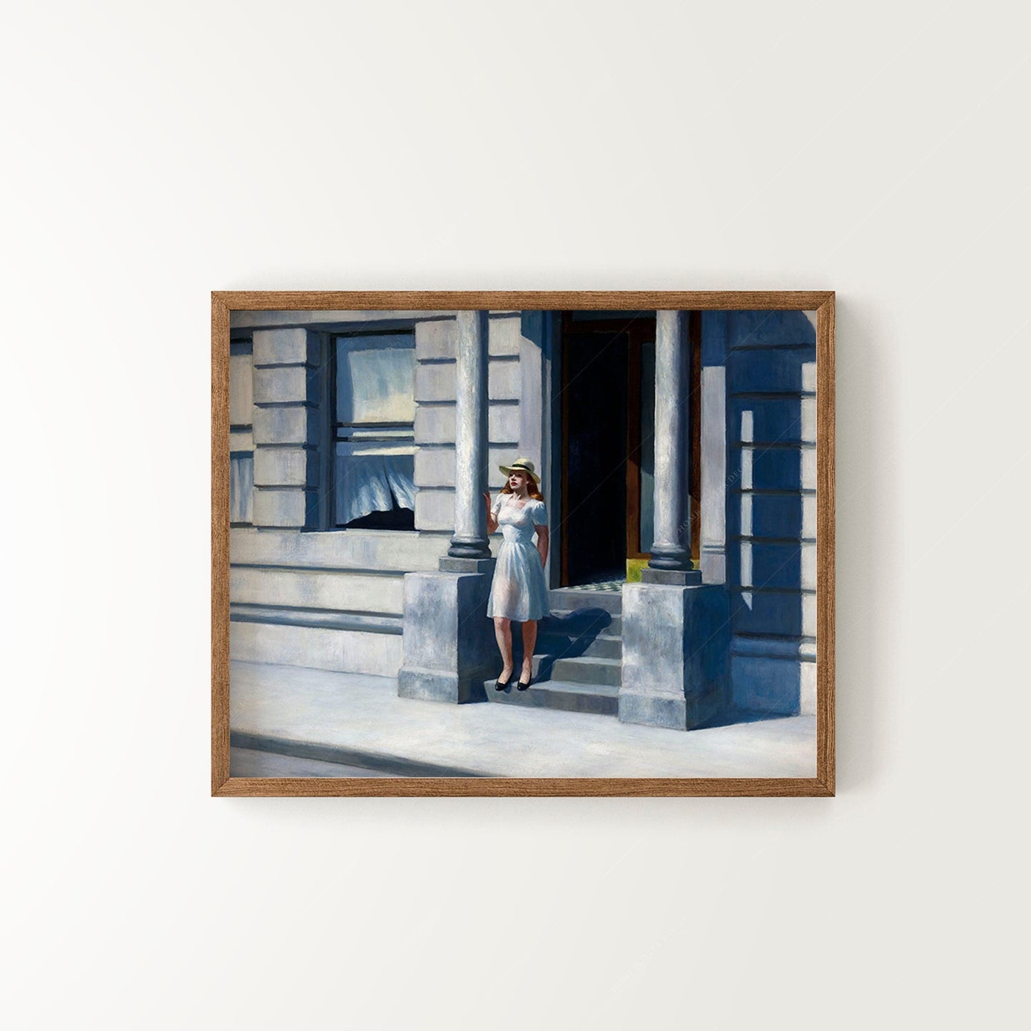 Edward Hopper, Set 4 Prints, Cape Cod Evening, Chop Suey Painting, Summertime, Farm Collie Dog