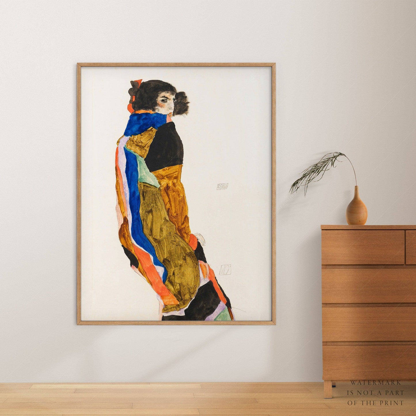 Egon Schiele, Moa, Fine Art Print