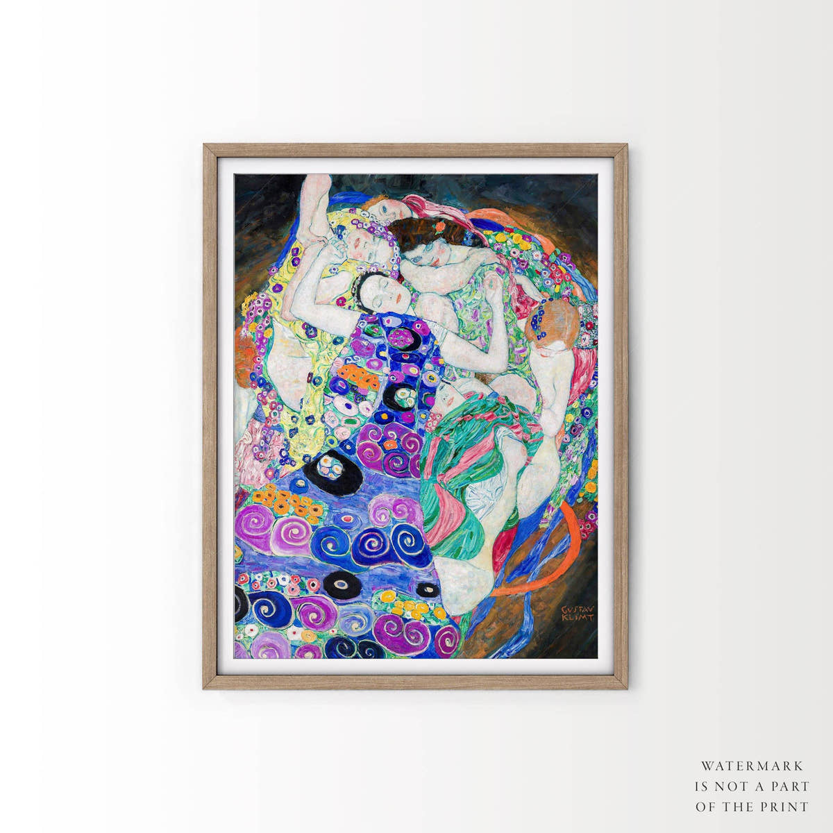 Gustav Klimt Poster, The Virgin Poster
