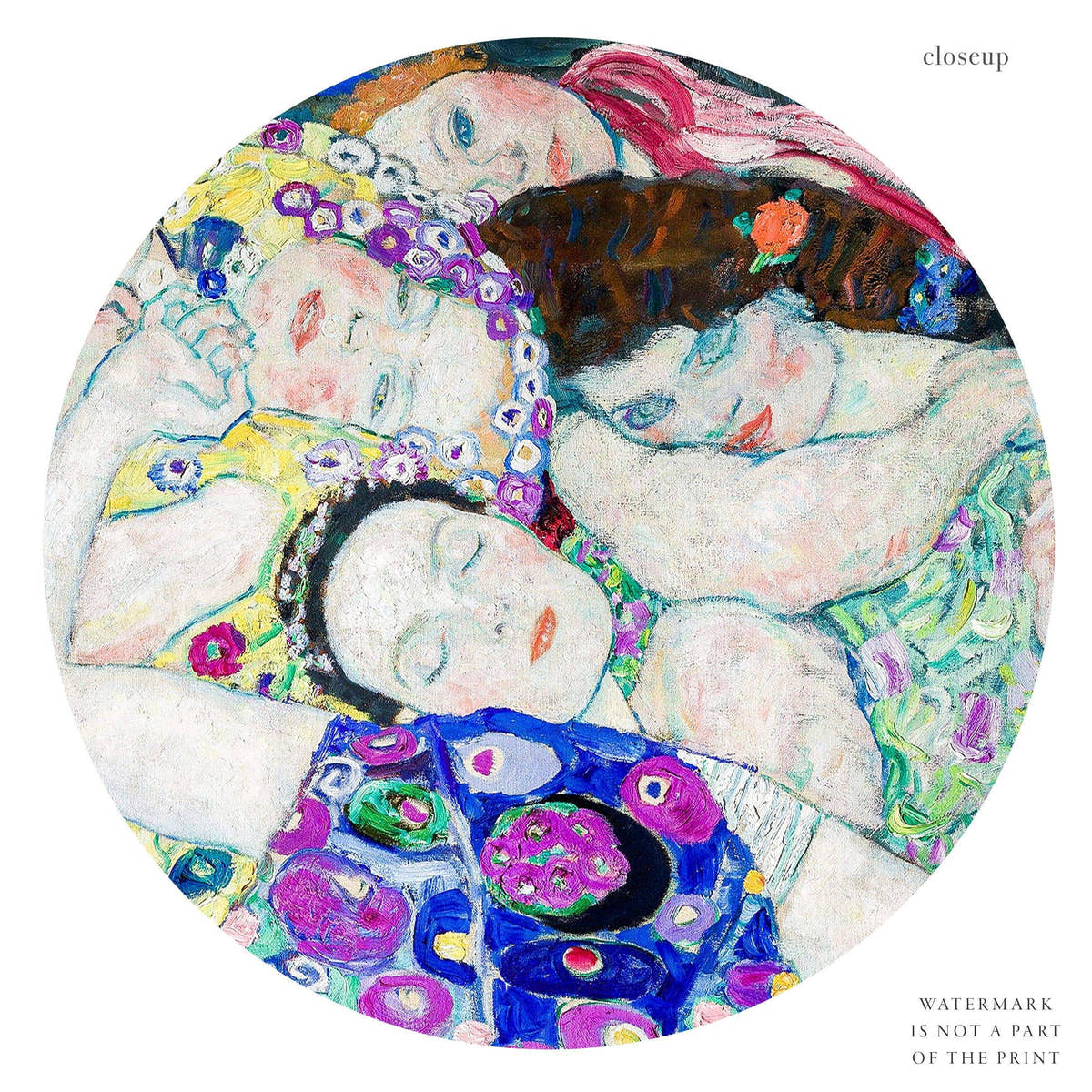 Gustav Klimt Poster, The Virgin Poster