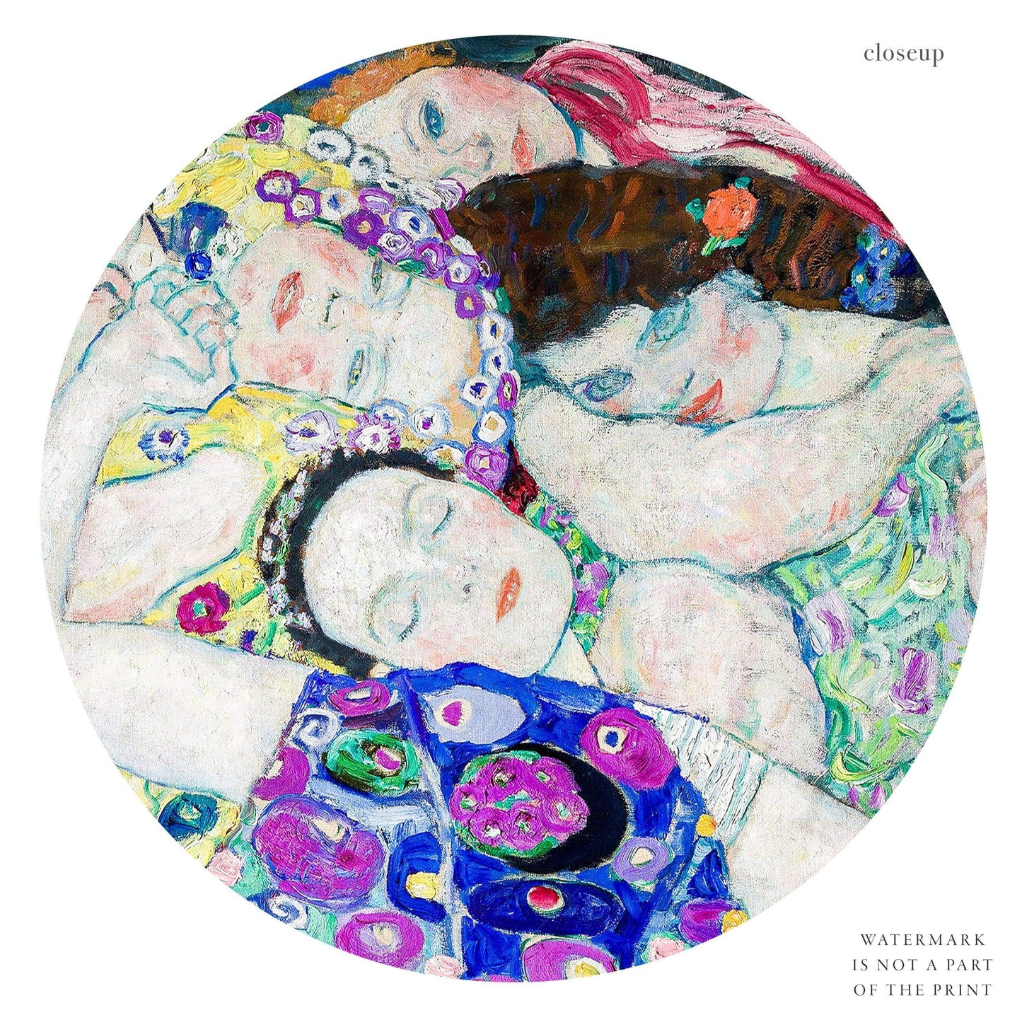 Gustav Klimt Poster, The Virgin Poster