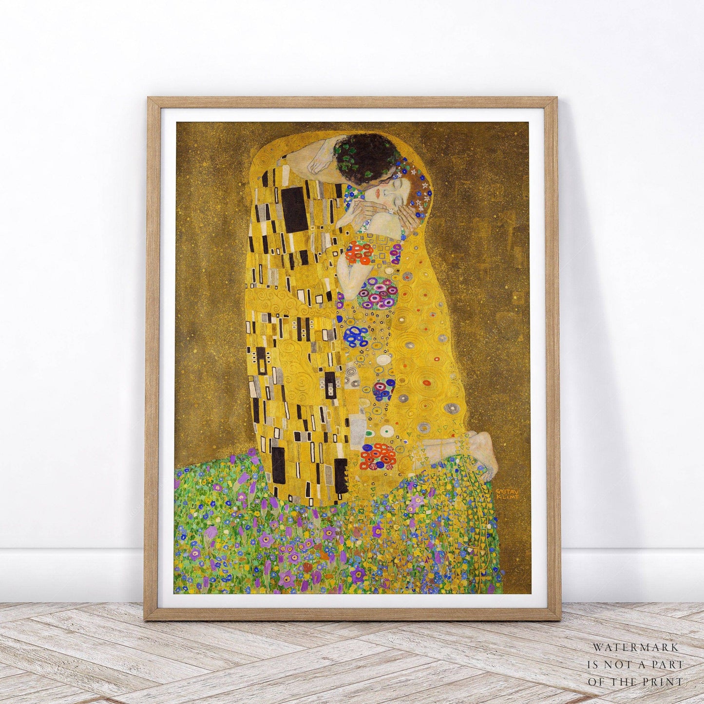 Gustav Klimt, The Kiss, Fine Art Print