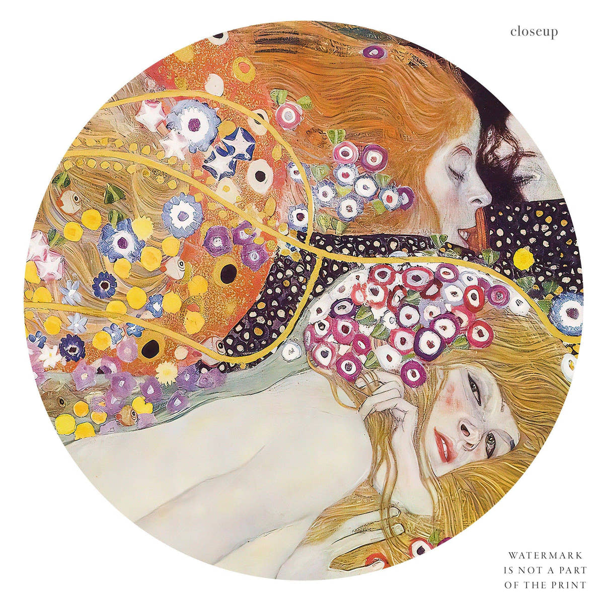 Gustav Klimt, Water Snakes Poster, Fine Art Print
