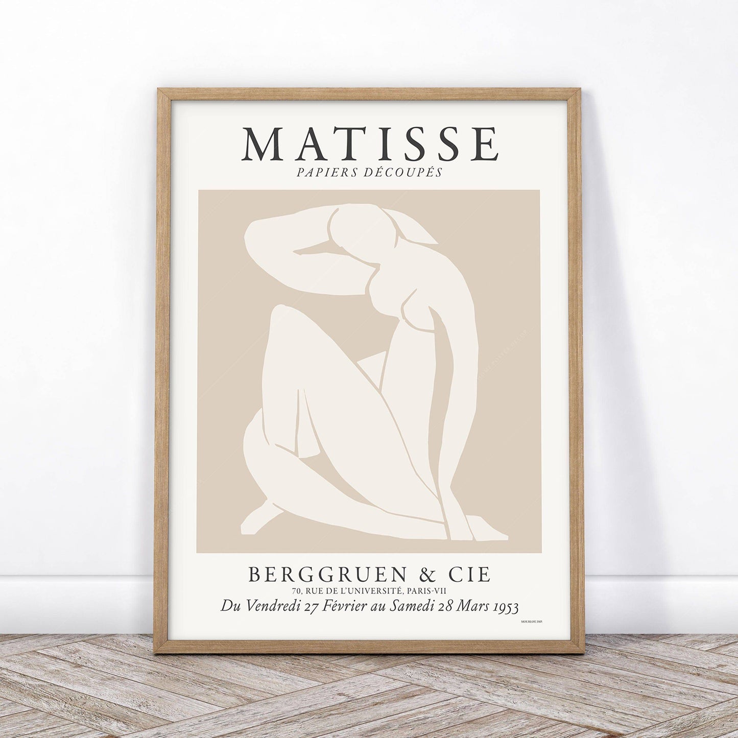 Henri Henri Matisse, Yayoi Kusamam Flower Market, Set of 3 Prints, Neutral Wall Decor